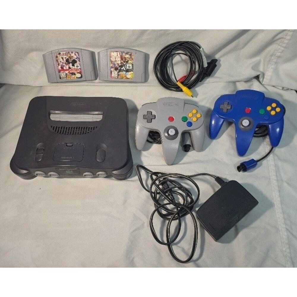 Nintendo 64 N64 System Console Game Bundle Lot: Controllers/Games & Accessories